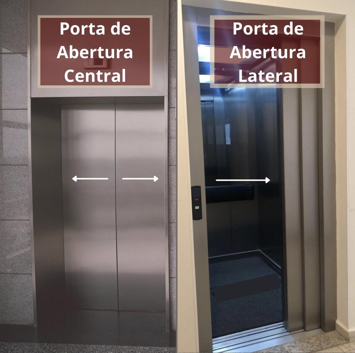Tipo de Abertura de Porta - Central ou Lateral